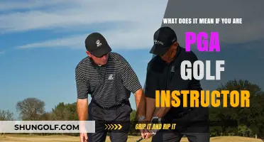 Exploring the Role and Impact of a PGA Golf Instructor