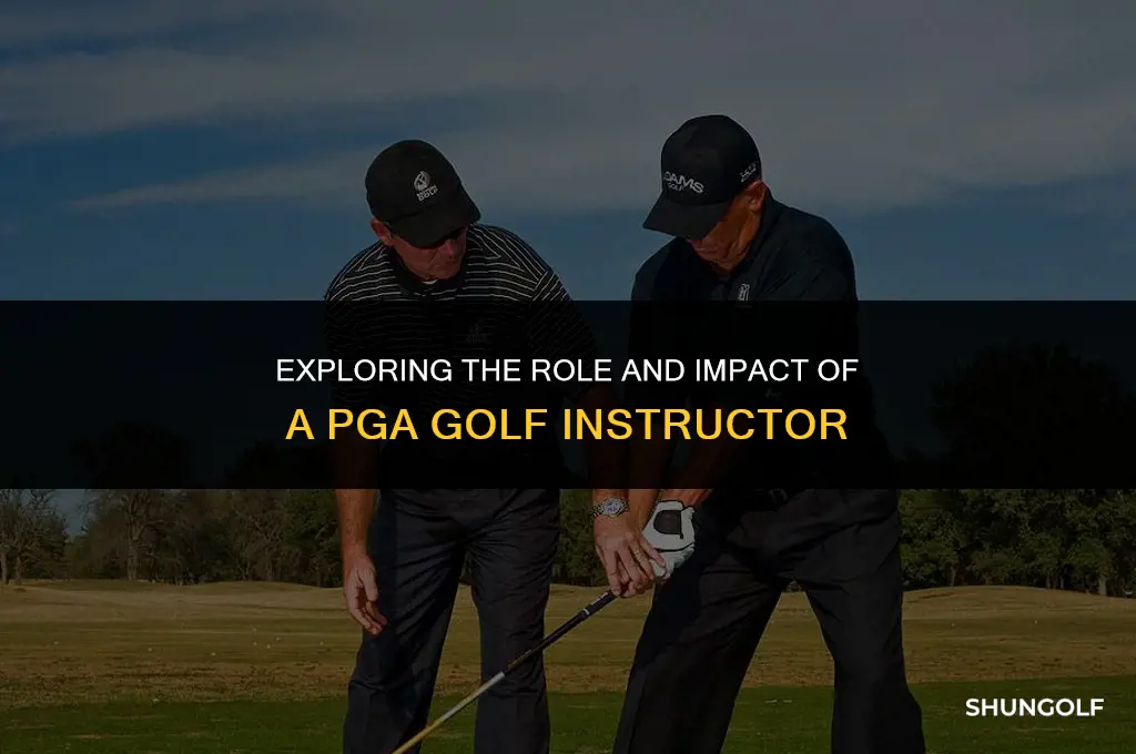 what does it mean if you are pga golf instructor