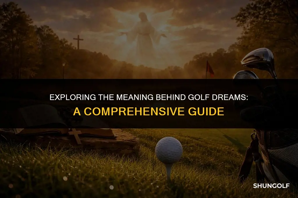 what does it mean if you dream about golf