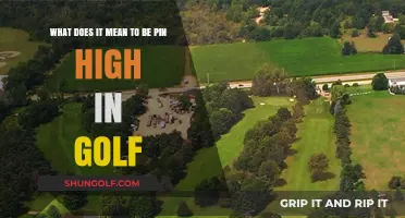 Understanding Golf Scores: What Does 'Pin High' Mean?