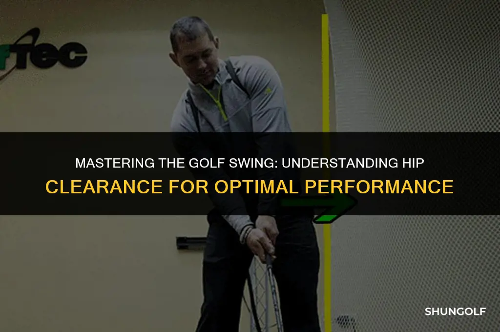 what does it mean to clear the hips in golf