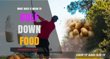 Exploring the Concept of 'Golfing Down Food': A Culinary Journey