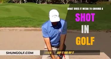 Mastering the Fundamentals: What Does It Mean to Ground a Shot in Golf?