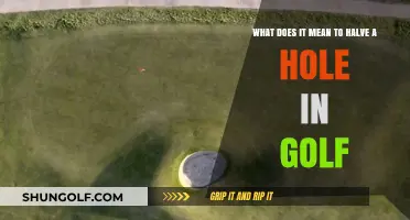 Decoding Golf Slang: What Does 'Halving a Hole' Really Mean?