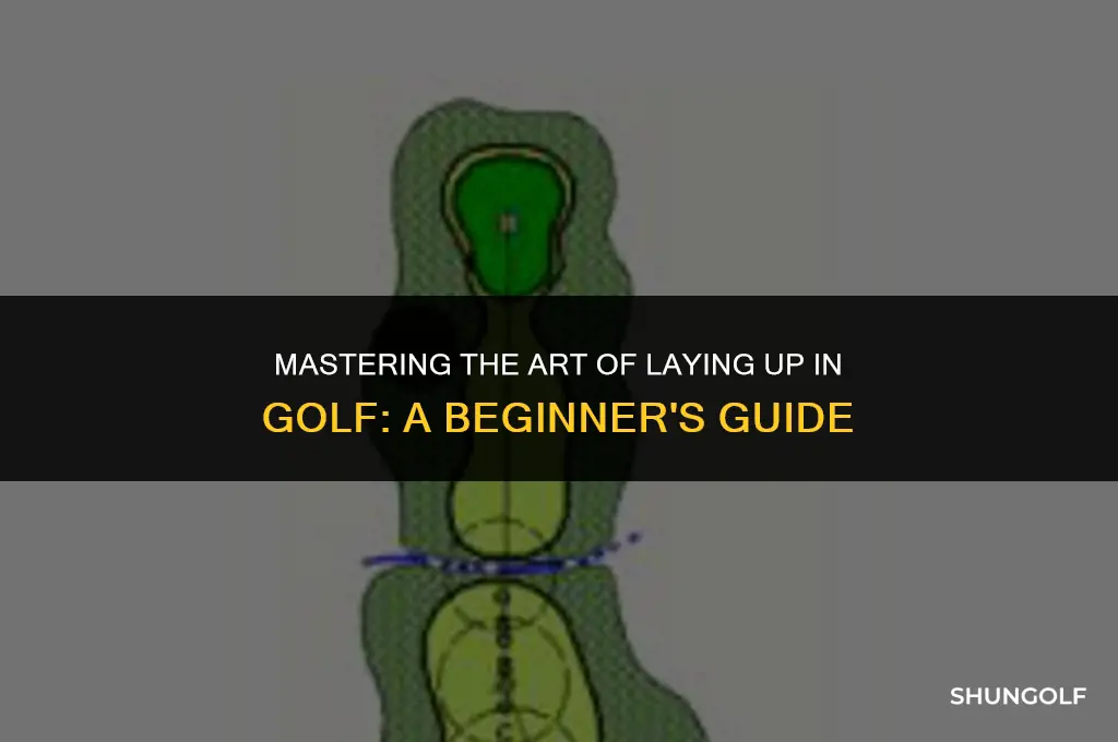 what does it mean to lay up in golf