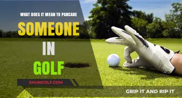 Understanding the Golf Slang: What Does 'Pancaking' Mean?