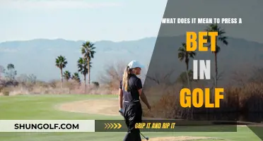 Understanding Golf Bets: What Does It Mean to Press a Bet?