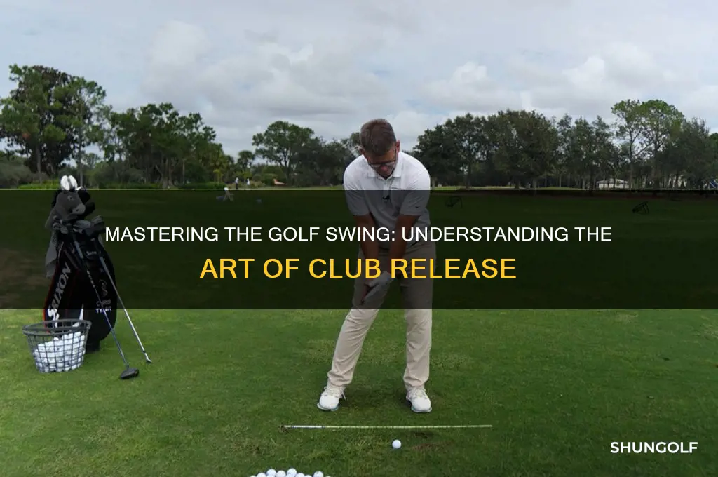 what does it mean to release the golf club