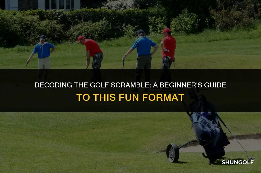 what does it mean to scramble in golf
