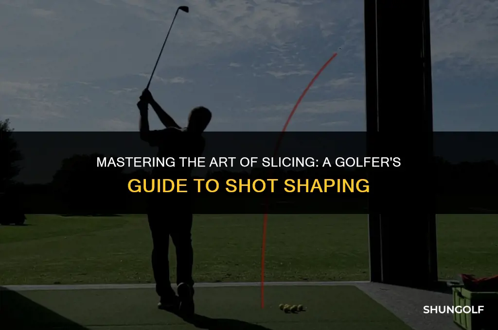 what does it mean to slice a golf shot