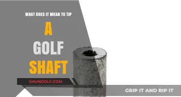 Understanding Golf Shaft Tipping: A Beginner's Guide