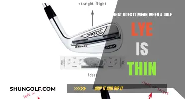 Understanding Thin Golf Lies: A Guide for Better Ball Striking