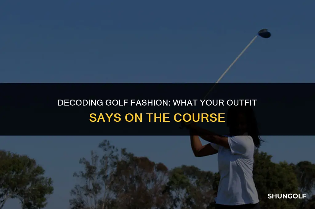 what does it mean when you wear golf