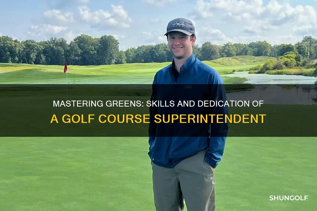 what does it take to be a golf course superintendent