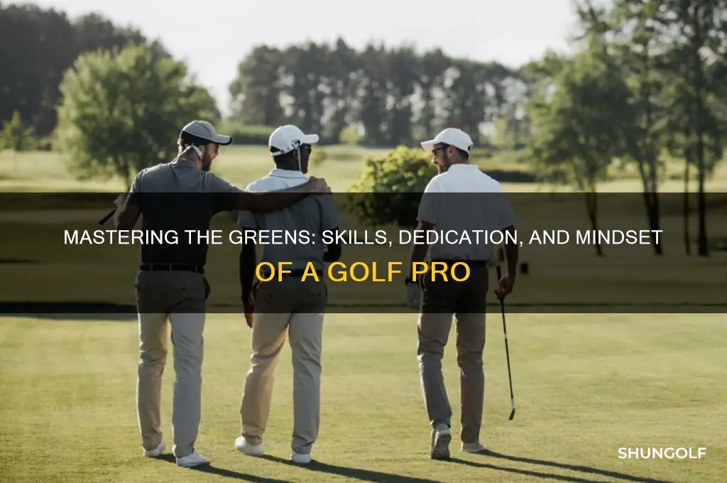 what does it take to be a golf pro