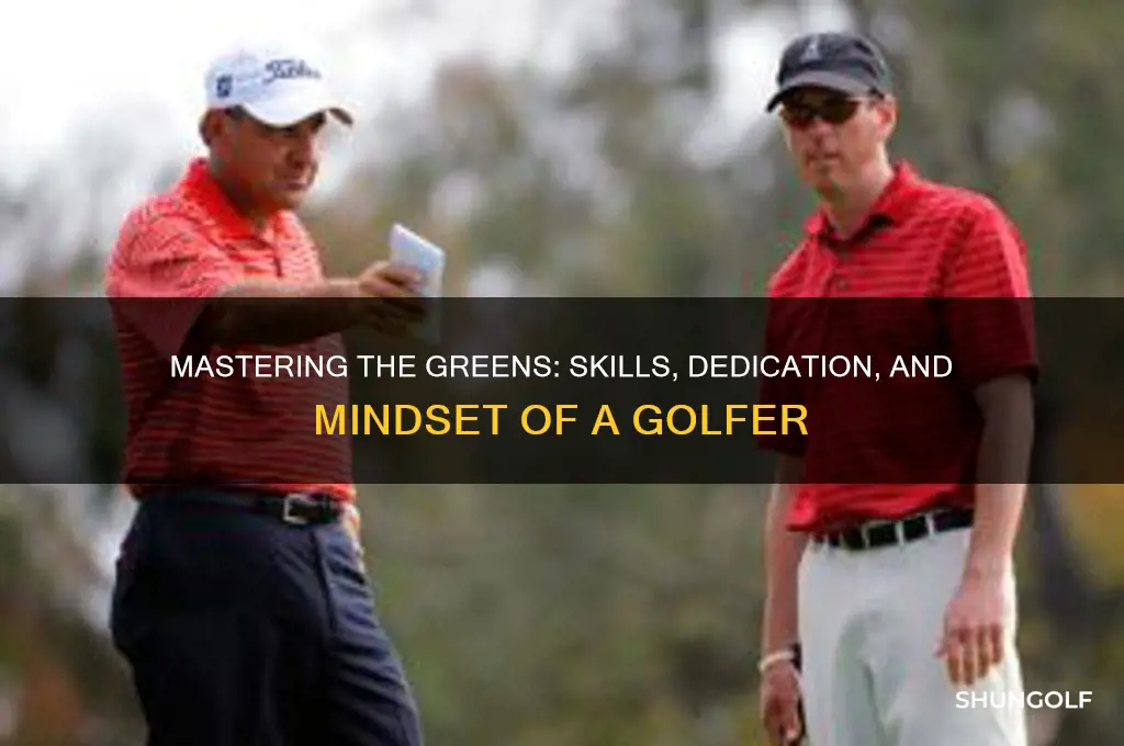 what does it take to be a golfer