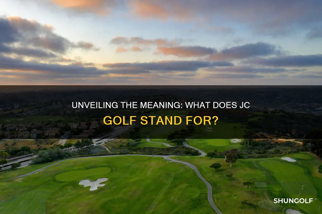what does jc golf stand for