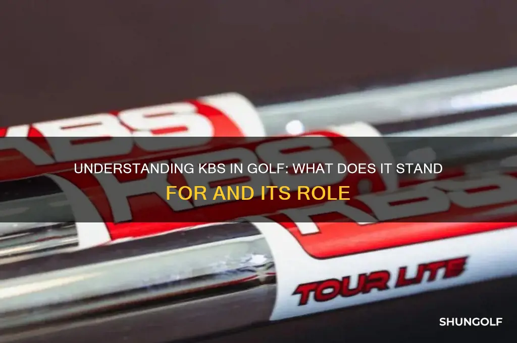 what does kbs stand for golf