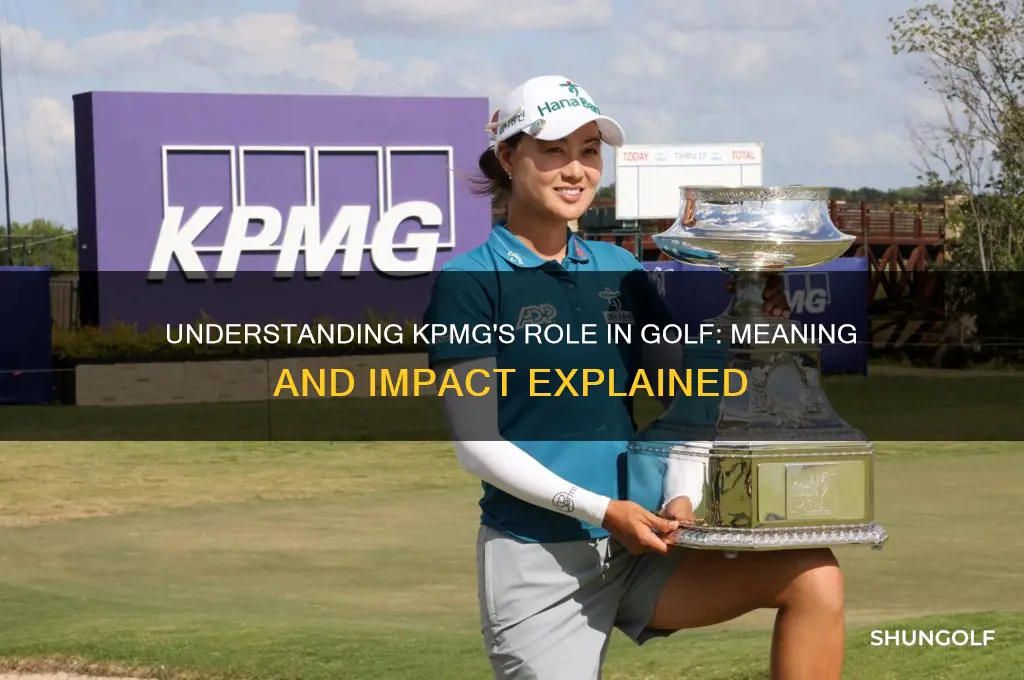 what does kpmg stand for in golf