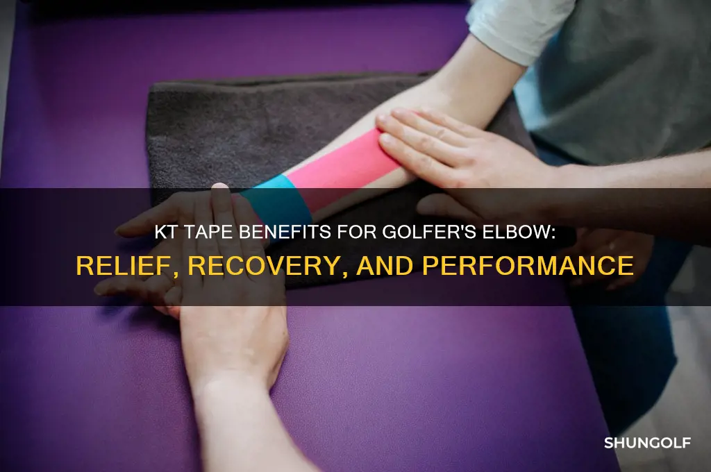 what does kt tape help for golfer elber