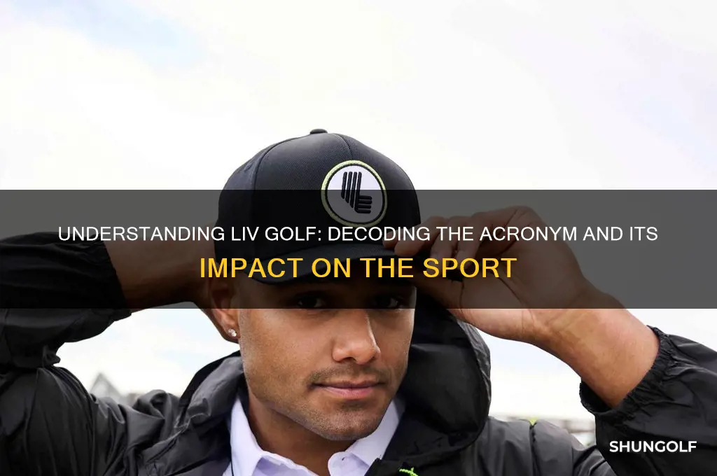 what does l i v stand for in golf