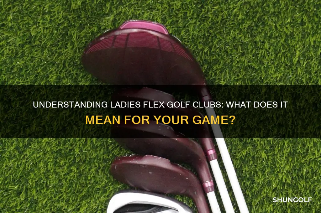 what does ladies flex mean in golf clubs