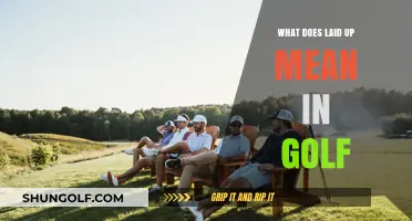 Decoding Golf Slang: What Does 'Laid Up' Really Mean?
