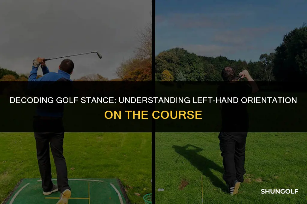 what does left hand orientation mean in golf