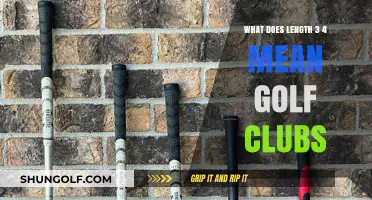 Understanding Golf Club Length: What Does 3/4 Mean for Your Game?