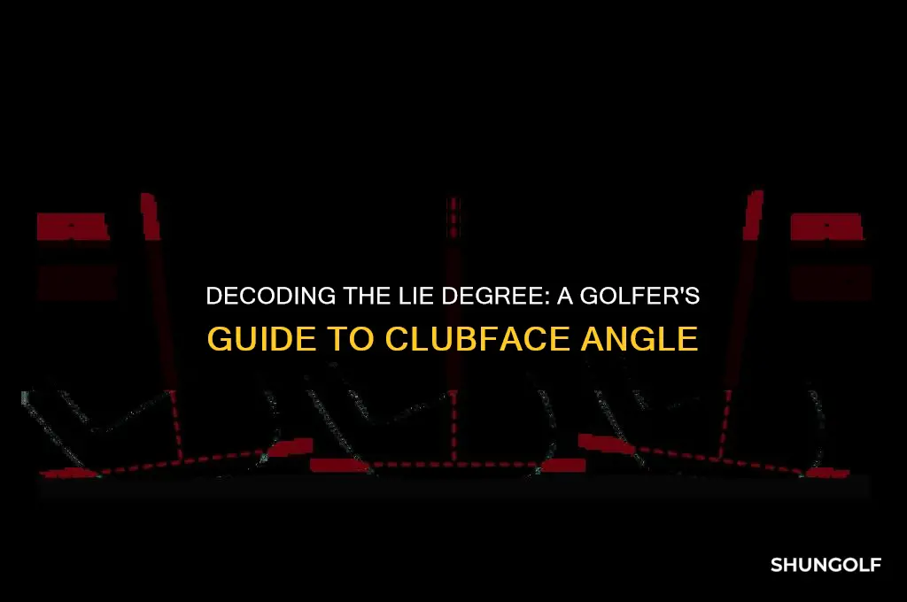 what does lie degree mean in golf