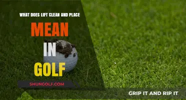 Understanding the Golf Lingo: Lift, Clean, and Place Explained