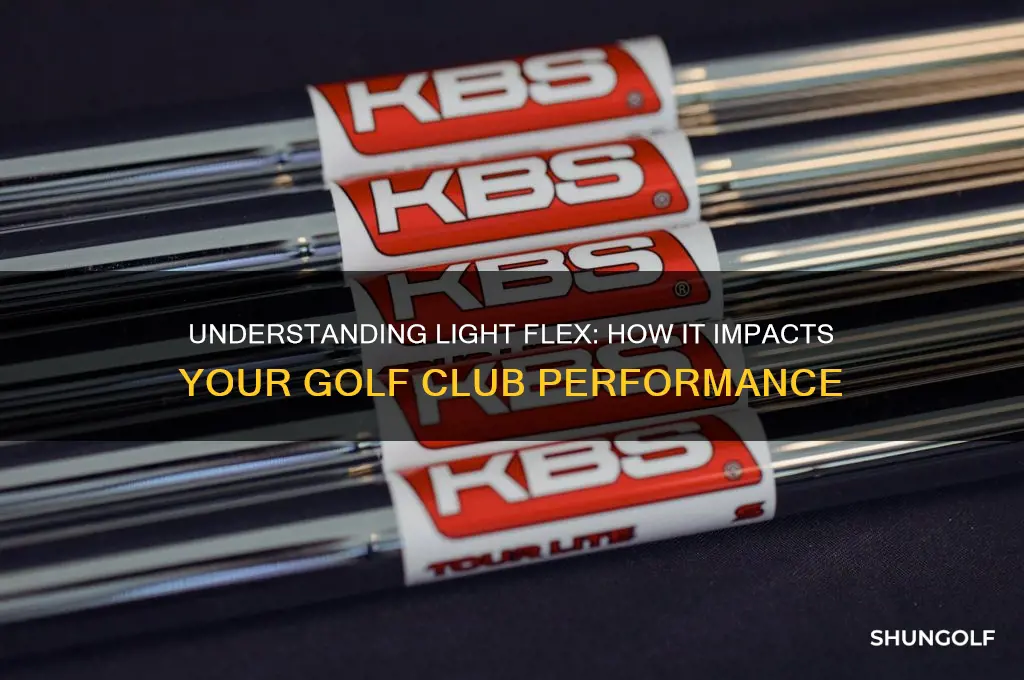 what does light flex mean in a golf club