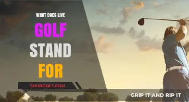 Exploring the Meaning Behind 'Live Golf': A Comprehensive Guide