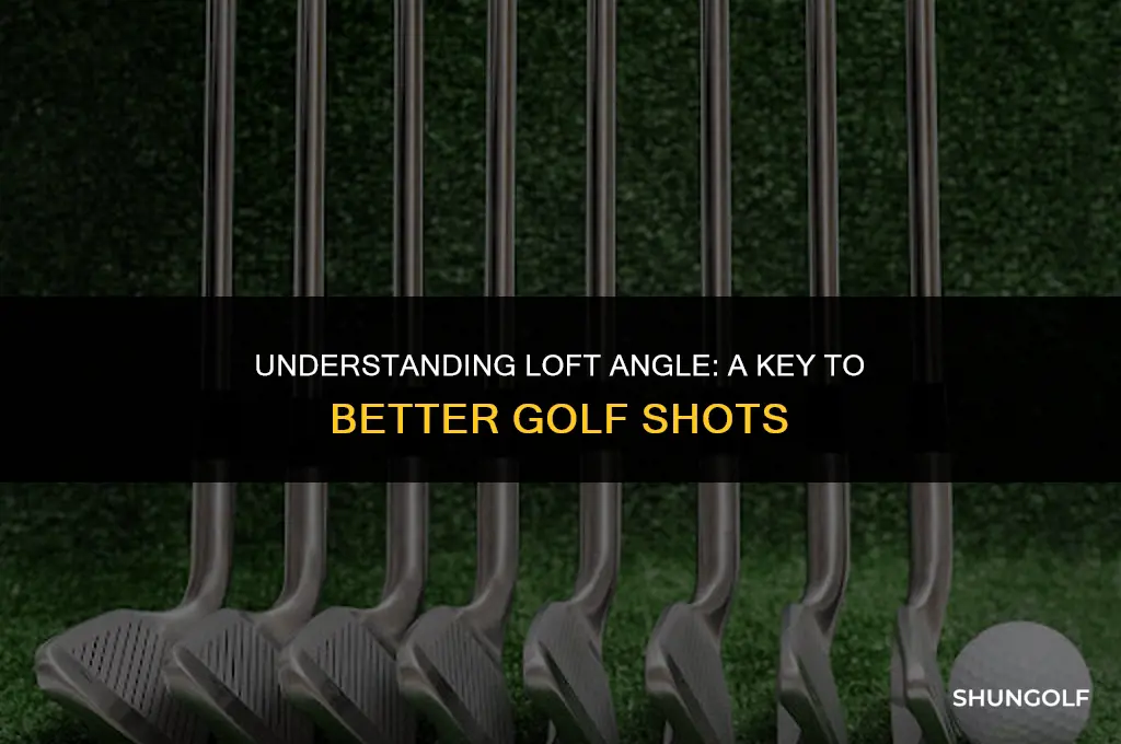 what does loft angle mean in golf