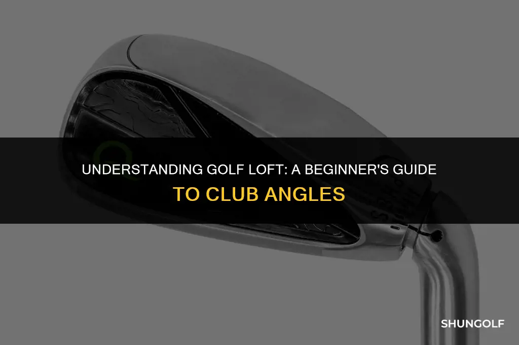 what does loft in golf mean