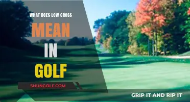 Understanding Low Gross in Golf: A Beginner's Guide