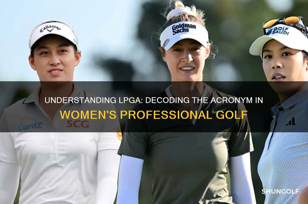 what does lpga stand for in golf