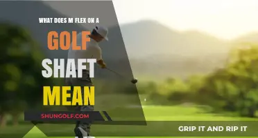 Understanding Golf Shaft Flex: What Does "M Flex" Mean?