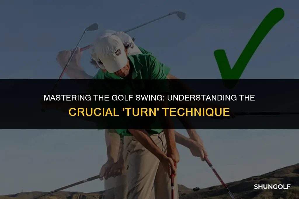 what does making the turn in golf mean