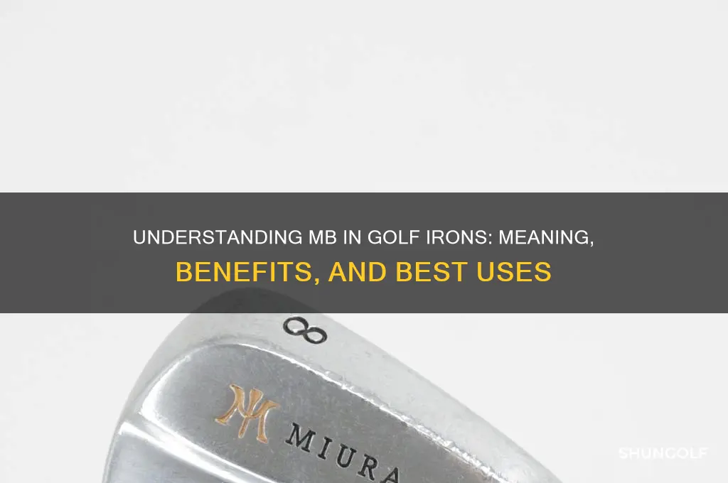 what does mb stand for in golf irons