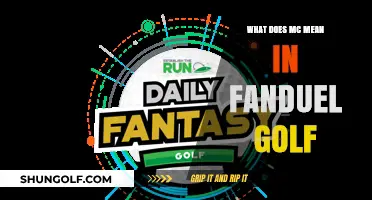 Decoding Golf Slang: What Does 'MC' Mean in FanDuel Golf?