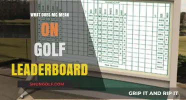 Decoding Golf Leaderboards: What Does "MC" Really Mean?