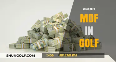 Understanding MDF in Golf: Meaning, Impact, and Tournament Rules Explained