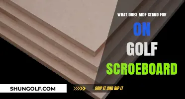 Understanding MDF: Decoding Golf Scoreboard Acronyms for Beginners
