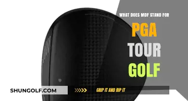 Understanding MDF: Its Meaning and Role in PGA Tour Golf