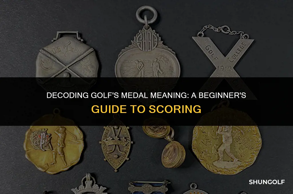 what does medal mean in golf