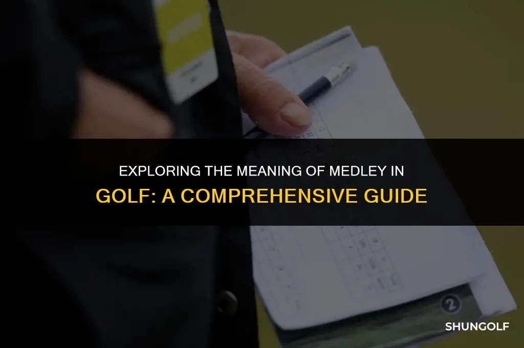 what does medley mean in golf