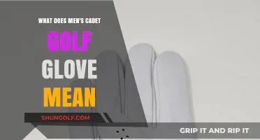 Understanding Men's Cadet Golf Gloves: A Comprehensive Guide