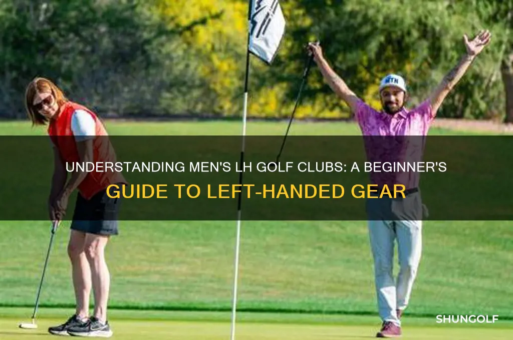 what does mens lh golf clubs mean