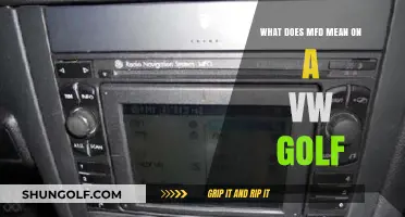 Decoding the Mystery: What Does MFD Mean on a VW Golf?